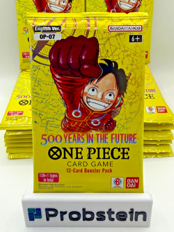 Lot of (17) One Piece TCG OP-07 500 Years In The Future Booster Packs SEALED EN - Image 2