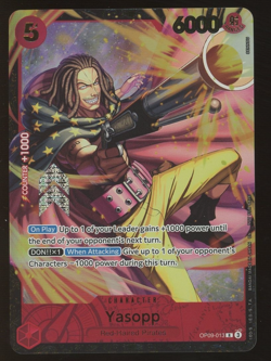 2025 ONE PIECE PROMOS #013 YASOPP OFFICIAL EVENT TOP PRIZE - Image 1
