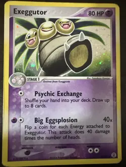 Pokemon TCG Exeggutor FireRed & LeafGreen 5/112 Rare Holo Card - Image 1