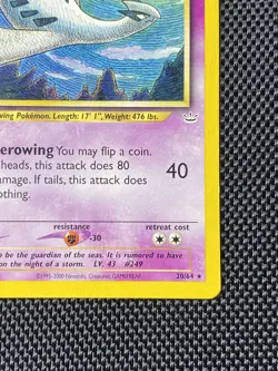 Pokemon Card - Lugia Neo Revelation 20/64 Rare LP/NM - Image 4
