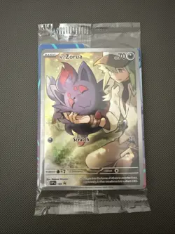 Pokemon TCG N's Zorua 189 Journey Together ETB Promo Holo Card, Sealed - Image 1