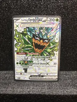 Teal Mask Ogerpon ex 166 Sv: Scarlet & Violet Promo Cards Holo - Image 1