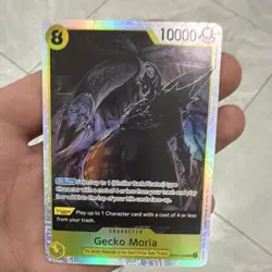 Bandai Gecko Moria OP14-104 Character Holo Card 10000 Power 8 Cost One Piece - Image 1