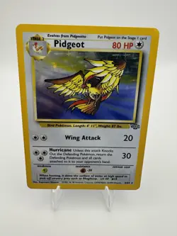Pokemon Pidgeot TCG Jungle Holo Card 8/64 Unlimited Holo Rare MP/LP - Image 1