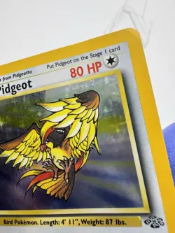 Pokemon Pidgeot TCG Jungle Holo Card 8/64 Unlimited Holo Rare MP/LP - Image 3