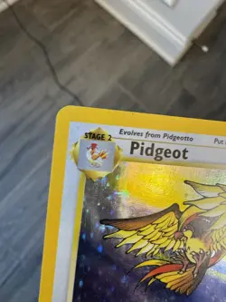 Pokemon Pidgeot TCG Jungle Holo Card 8/64 Unlimited Holo Rare MP/LP - Image 5