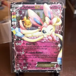 Sylveon EX RC21/RC32 - Generations Radiant Ultra Rare Holo Pokemon Card - LP - Image 1