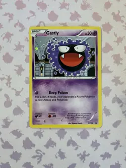 Pokemon TCG Gastly XY132 Holo Black Star Promo Card NM/MT Condition - Image 1