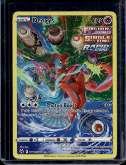Pokemon Deoxys Full Art Trading Card Crown Zenith Galarian Gallery GG12/GG70 - Image 1