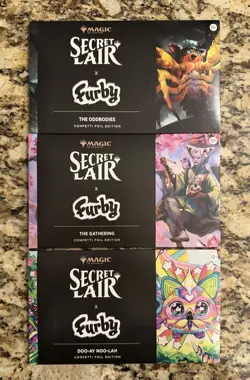 MTG Secret Lair x Furby Ay-loh Tee-wee-lah Confetti Foil Bundle - SEALED - Image 1
