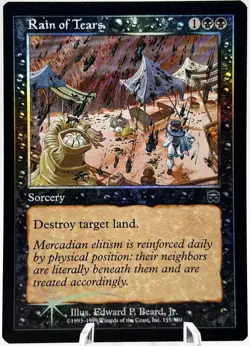 Rain of Tears 155/350 Foil Mercadian Masques MMQ MTG LP - Image 1