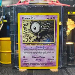 Unown F Neo Discovery Pokemon TCG 48/75 Unlimited Uncommon - Image 1