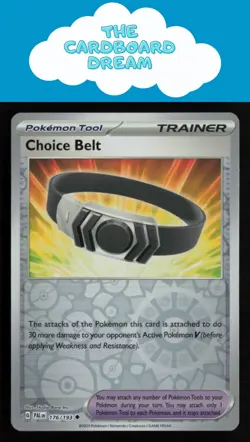 Choice Belt SV02: Paldea Evolved #176/193 Reverse Holo Uncommon Pokemon Card - Image 1