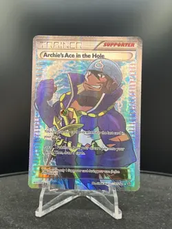 Pokemon TCG Archie's Ace in the Hole Full Art XY Primal Clash 157/160 - Image 1