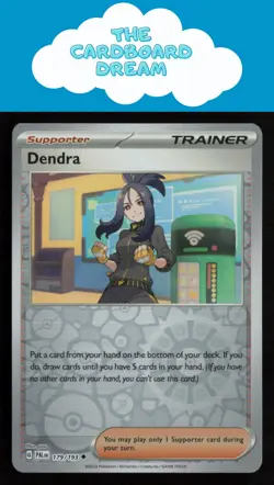 Dendra SV02: Paldea Evolved #179/193 Reverse Holo Uncommon Pokemon Card - Image 1