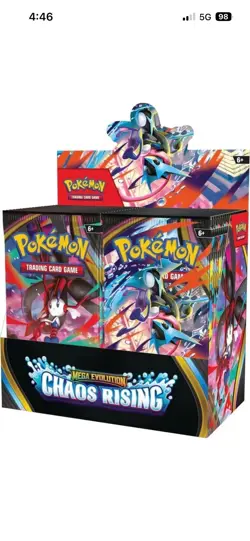 Pokemon Chaos Rising Booster Box 36 Packs Factory Sealed PRESALE - Image 1