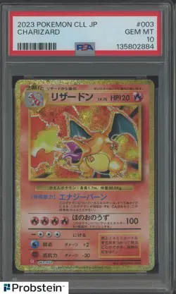 2023 Pokemon CLL Japanese #003 Charizard PSA 10 GEM MINT - Image 1