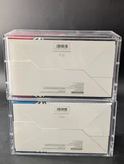 2x Pokemon Black Bolt White Flare Sealed Booster Bundle Display Case W/Acrylic - Image 2