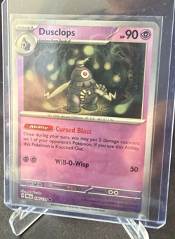 Dusclops Pokeball Reverse Holo 036/131 Prismatic Evolutions Common Pokemon TCG - Image 1