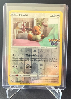 Eevee Reverse Holo 054/078 Pokemon GO Common Pokemon TCG - Image 1