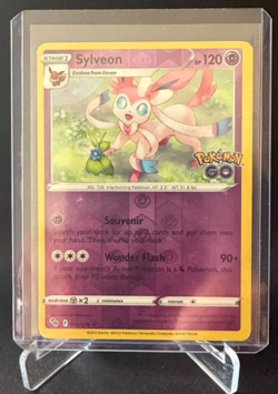 Sylveon Reverse Holo 035/078 Pokemon GO Rare Pokemon TCG - Image 1