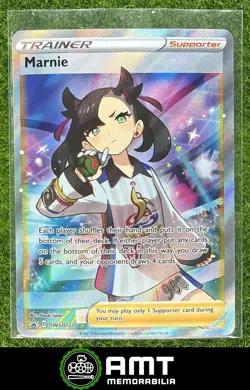 Marnie 2019-2023 Pokemon Sword & Shield Black Star Promos #SWSH121 Premium - Image 1