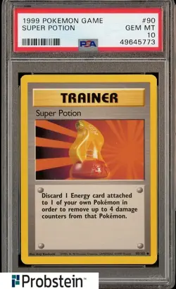 1999 Pokemon Game #90 Super Potion PSA 10 GEM MINT - Image 1