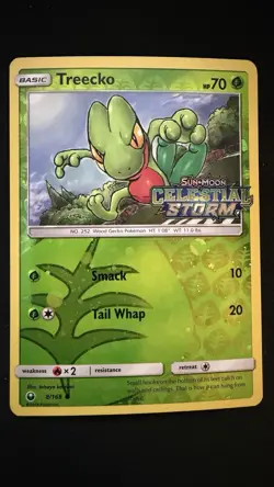 Pokemon Treecko 8/168 Celestial Storm Stamped NM - Image 1