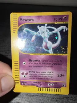 Carte Pokemon Mewtwo 20/165 Holo Expedition Wizards Francais OCCASION - Image 3