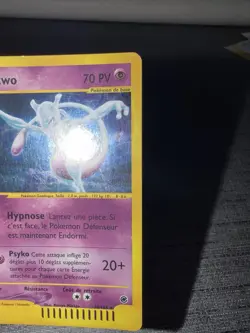 Carte Pokemon Mewtwo 20/165 Holo Expedition Wizards Francais OCCASION - Image 5