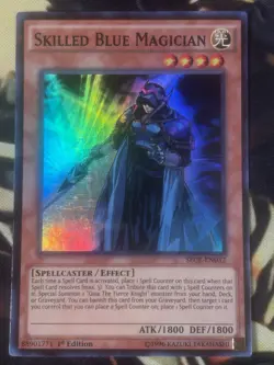 Yugioh: Skilled Blue Magician - SECE-EN032 - Super Rare - 1st Edition LP - Image 1