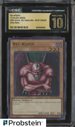 2024 Yu-Gi-Oh! 25th Anniversary Kaiba #KC01-EN020 Ryu-Kishin CGC 10 PRISTINE - Image 1