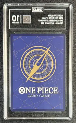 MONKEY D. LUFFY TAG 10 2024 ONE PIECE #P-043 TOURNEY PROMO ALTERNATE ART 668 - Image 2