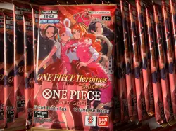 TCG EB-03 One Piece Heroines Factory Sealed 132 Extra Booster Pack Lot #13 - Image 2
