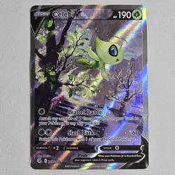 Celebi V 245/264 Fusion Strike NM/Print Lines Pokemon Card – Alternate Full Art - Image 1