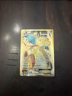 Pokemon TCG Dragonite EX Full Art Ultra Rare Holo Card Evolutions 106/108 XY - Image 1