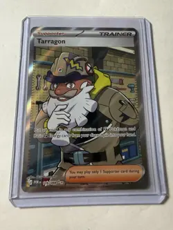 Tarragon Full Art Trainer - 116/088 -Perfect Order- NM- Pokemon Card TCG - Image 1