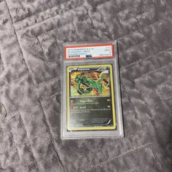 Pokemon Card Rayquaza 11/20 Holo Dragon Vault Black White PSA 9 Mint - Image 1