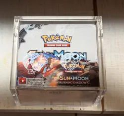 Pokemon Sun & Moon - Burning Shadows Booster Box - 36 Card Pack w/ Acrylic Case - Image 1