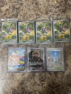 Pokemon TCG Holo 7-Card Lot - 4x Tyrunt, Mega Clefable ex, Doublade IR, Lumiose - Image 1