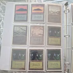 Lot of 76 UNLIMITED Magic The Gathering MTG Land Cards All Five Colors SP/MP/HP - Image 2