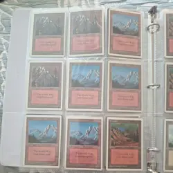 Lot of 76 UNLIMITED Magic The Gathering MTG Land Cards All Five Colors SP/MP/HP - Image 4