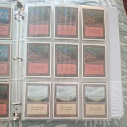 Lot of 76 UNLIMITED Magic The Gathering MTG Land Cards All Five Colors SP/MP/HP - Image 5