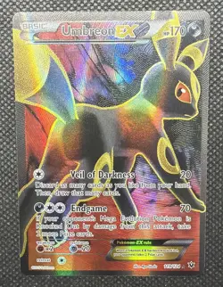 Umbreon EX - 119/124 - Pokemon Card XY Fates Collide Full Art Ultra Rare NM-/LP+ - Image 1
