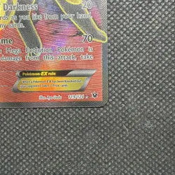 Umbreon EX - 119/124 - Pokemon Card XY Fates Collide Full Art Ultra Rare NM-/LP+ - Image 5