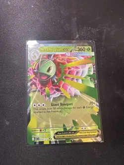 Mega Meganium ex 010/217 EX 360 HP: Giant Bouquet Holo Pokemon TCG Card Stock - Image 1