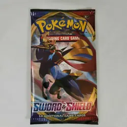 Pokemon Sword and Shield Base Booster Pack TCG 10 Cards Factory Sealed Unweighed - Image 1