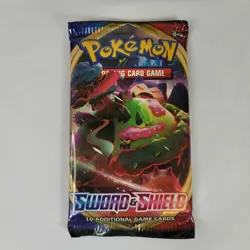 Pokemon Sword and Shield Base Booster Pack TCG 10 Cards Factory Sealed Unweighed - Image 4
