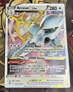 Arceus VSTAR - (Metal Card) 123/172 Cards & Products Promo - LP - Image 1