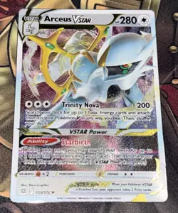 Arceus VSTAR - (Metal Card) 123/172 Cards & Products Promo - LP - Image 2